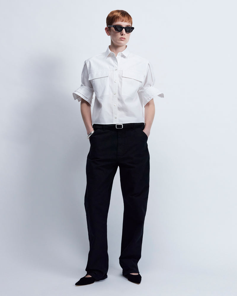 Fanny - Cotton Poplin in Optic White - view 1
