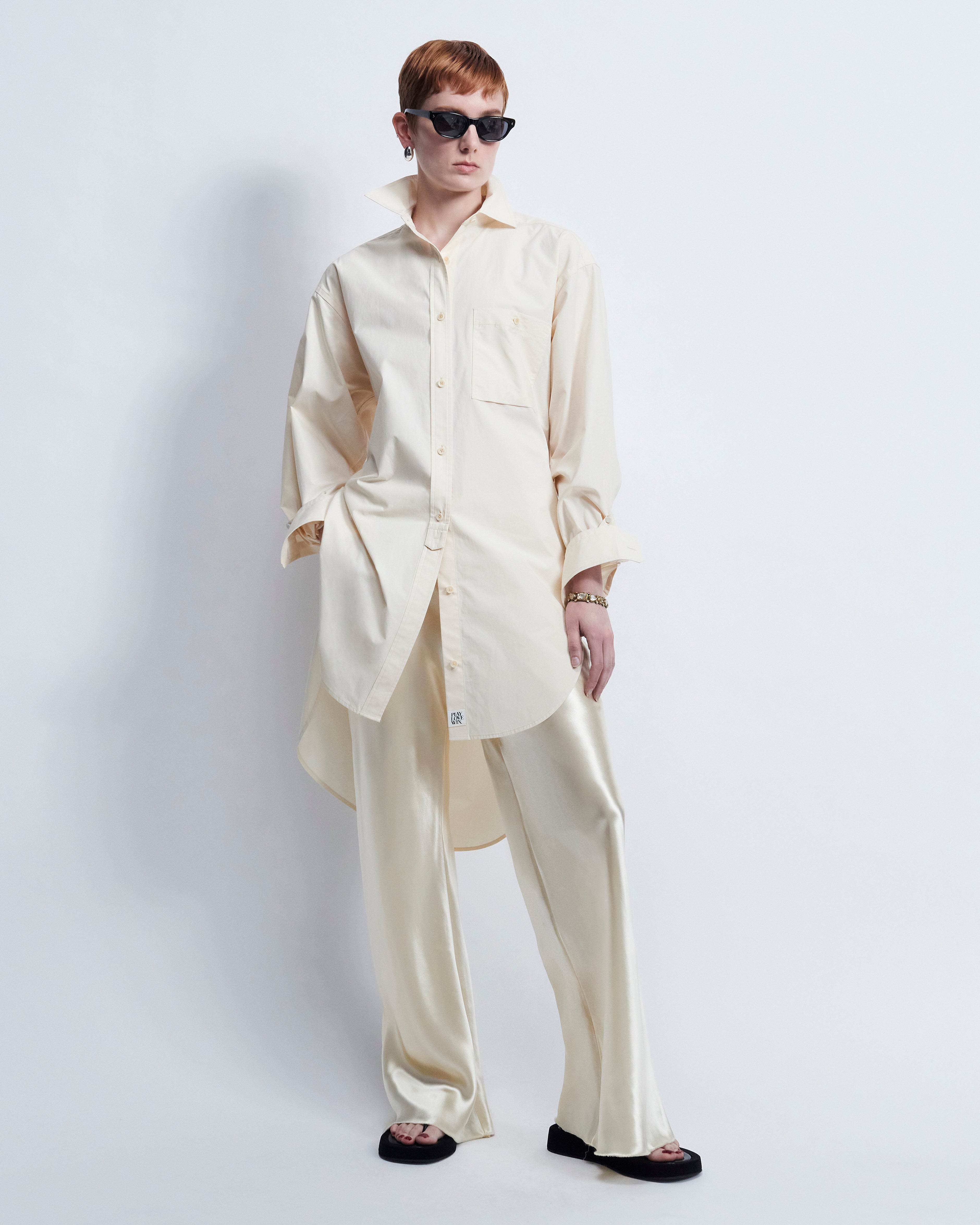 Alex - Cotton Broadcloth in Biscuit Yellow - view 1