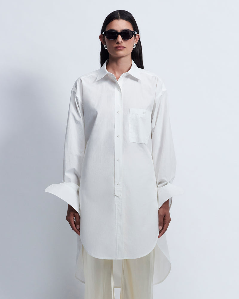 Alex - Cotton Broadcloth in Eggshell White - view 1