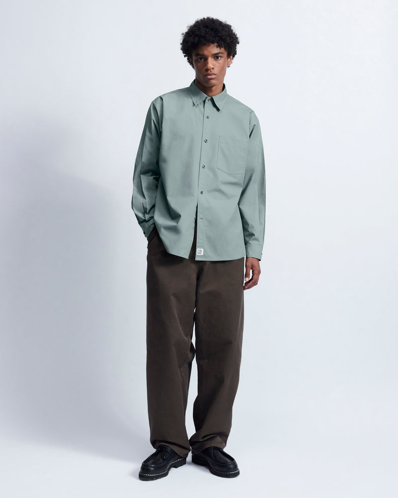 Billie - Cotton Broadcloth in Sage Green - view 1