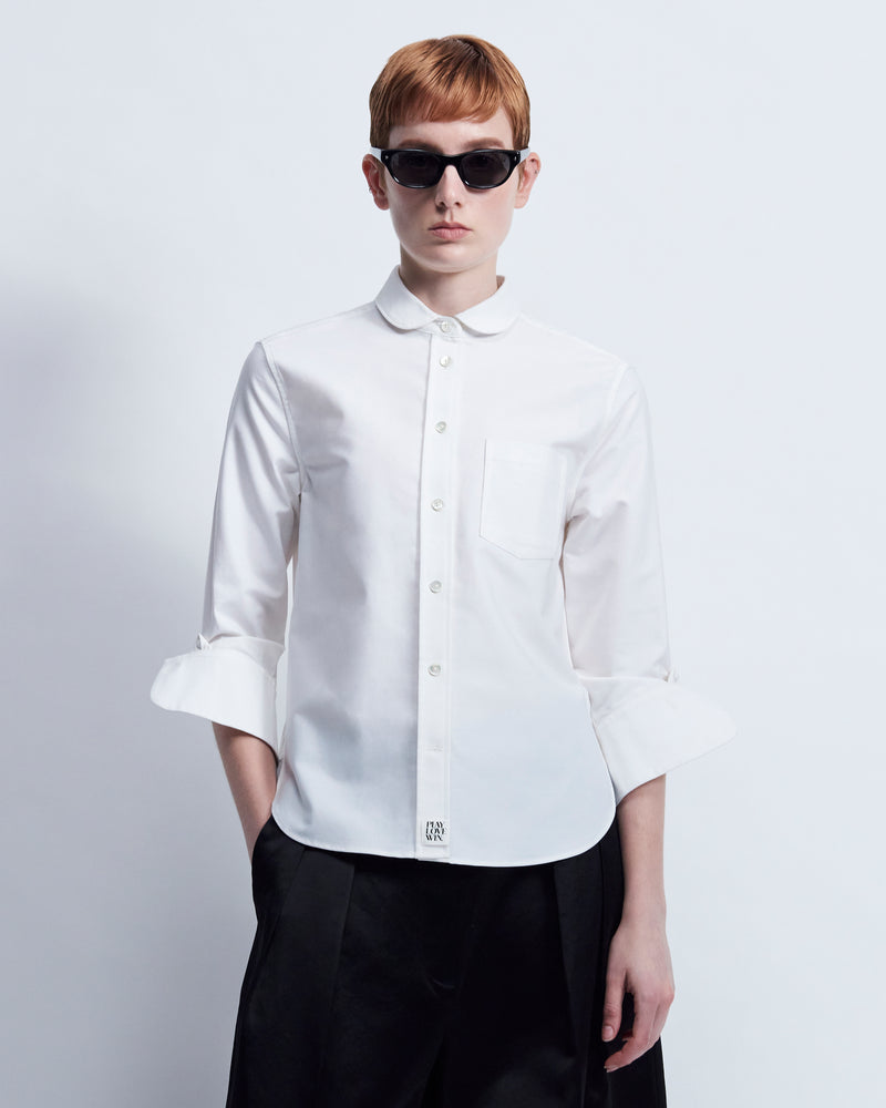 Binx - High Twist Oxford in Optic White - view 1