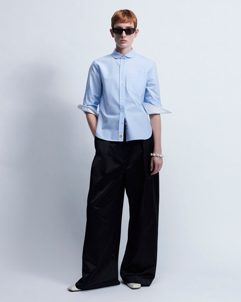 Binx - High Twist Oxford in Light Blue - view 1