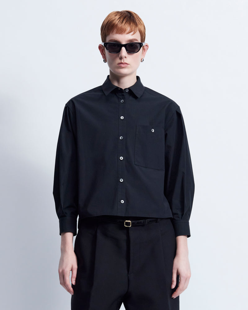 Linda - Breeze Technical Poplin in Black - view 1