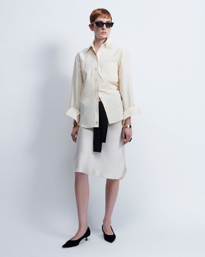 Maria - Cotton Broadcloth in Biscuit Yellow - view 1