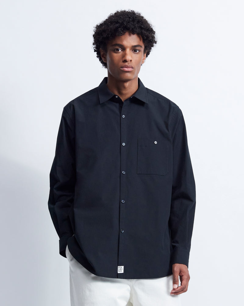 Walter - Breeze Technical Poplin in Black - view 1