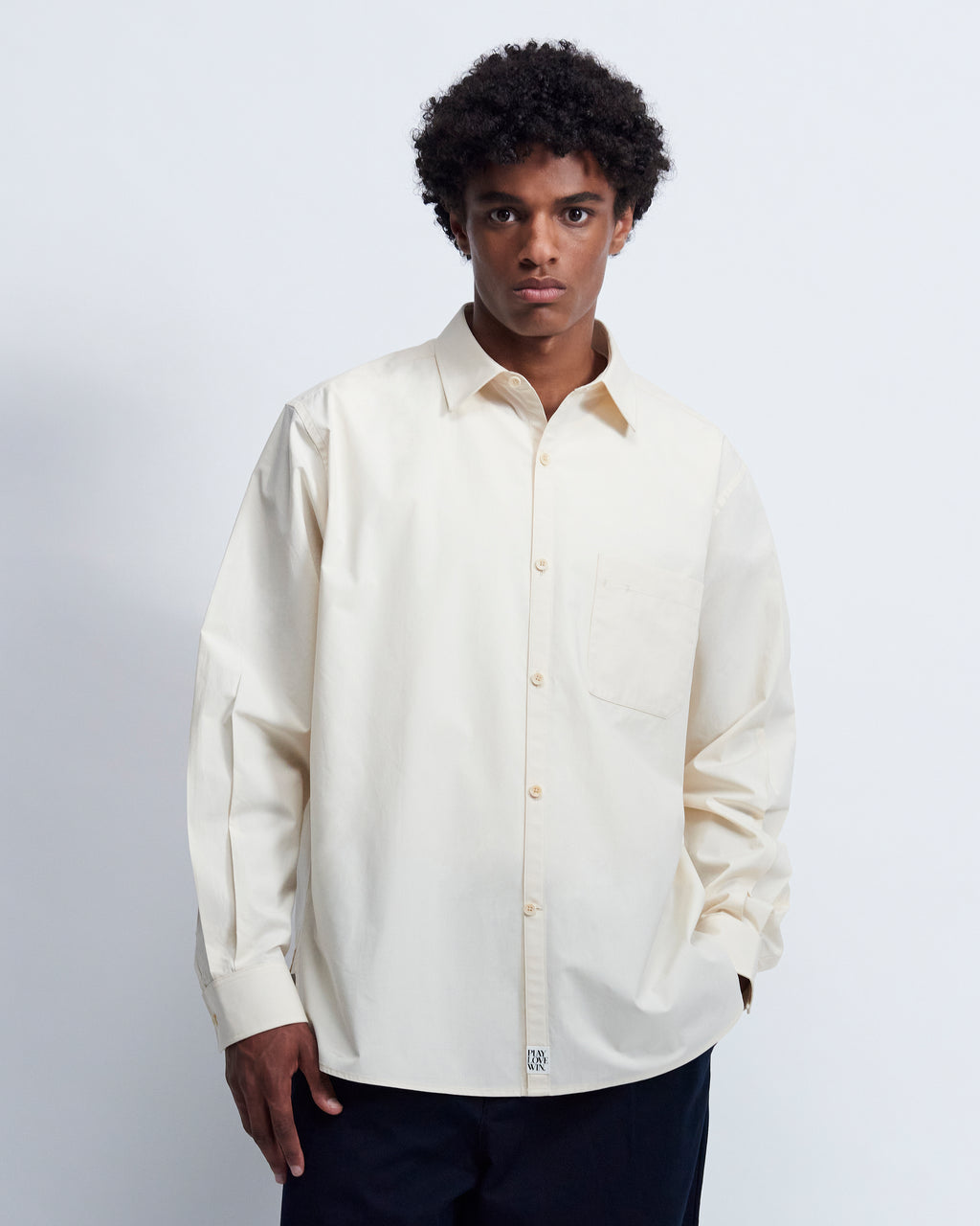 Walter - Cotton Broadcloth in Biscuit Yellow - view 1