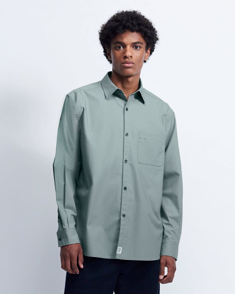 Walter - Cotton Broadcloth in Sage Green - view 1