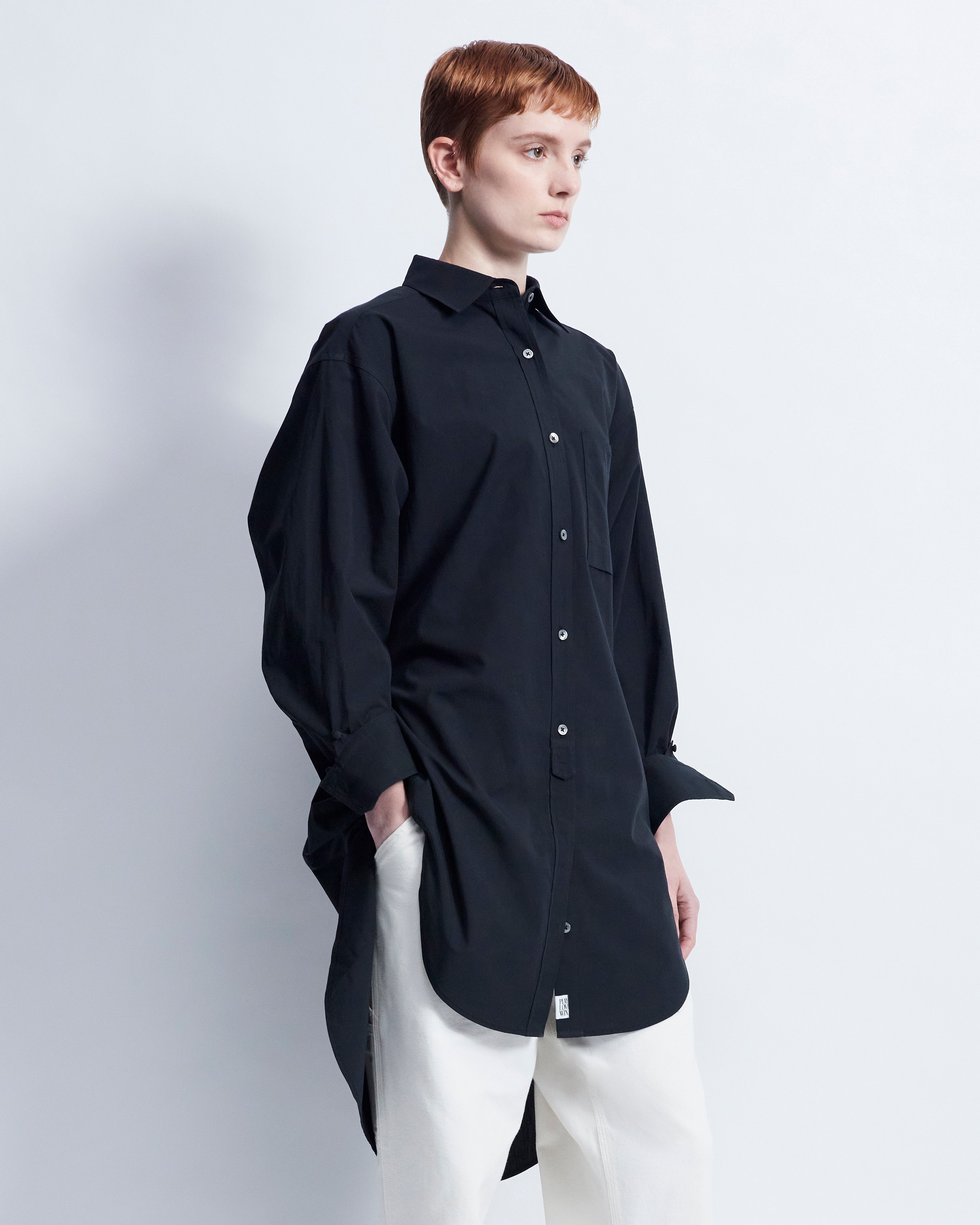 Alex - Breeze Technical Poplin in Black - view 2