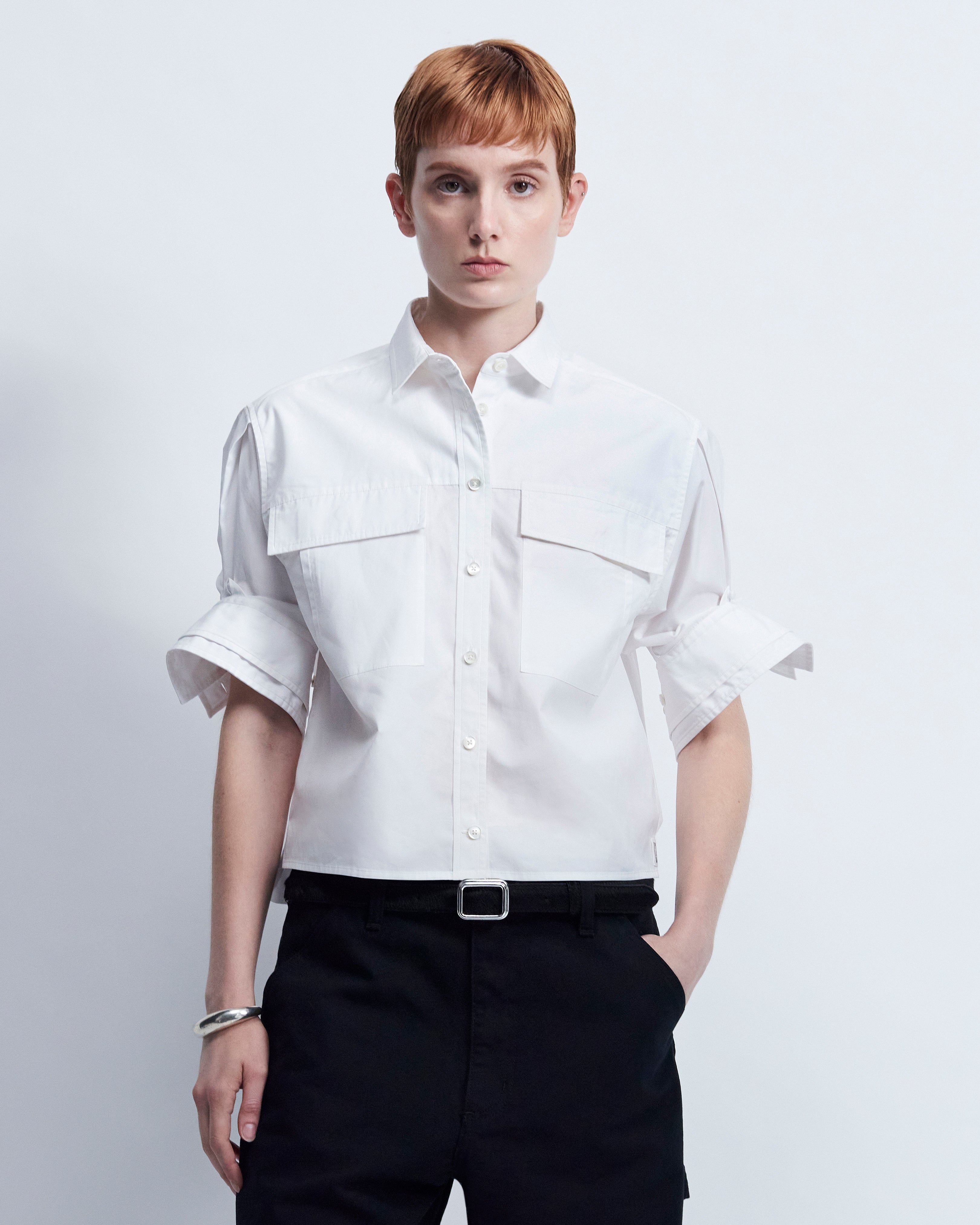 Fanny - Cotton Poplin in Optic White - view 2