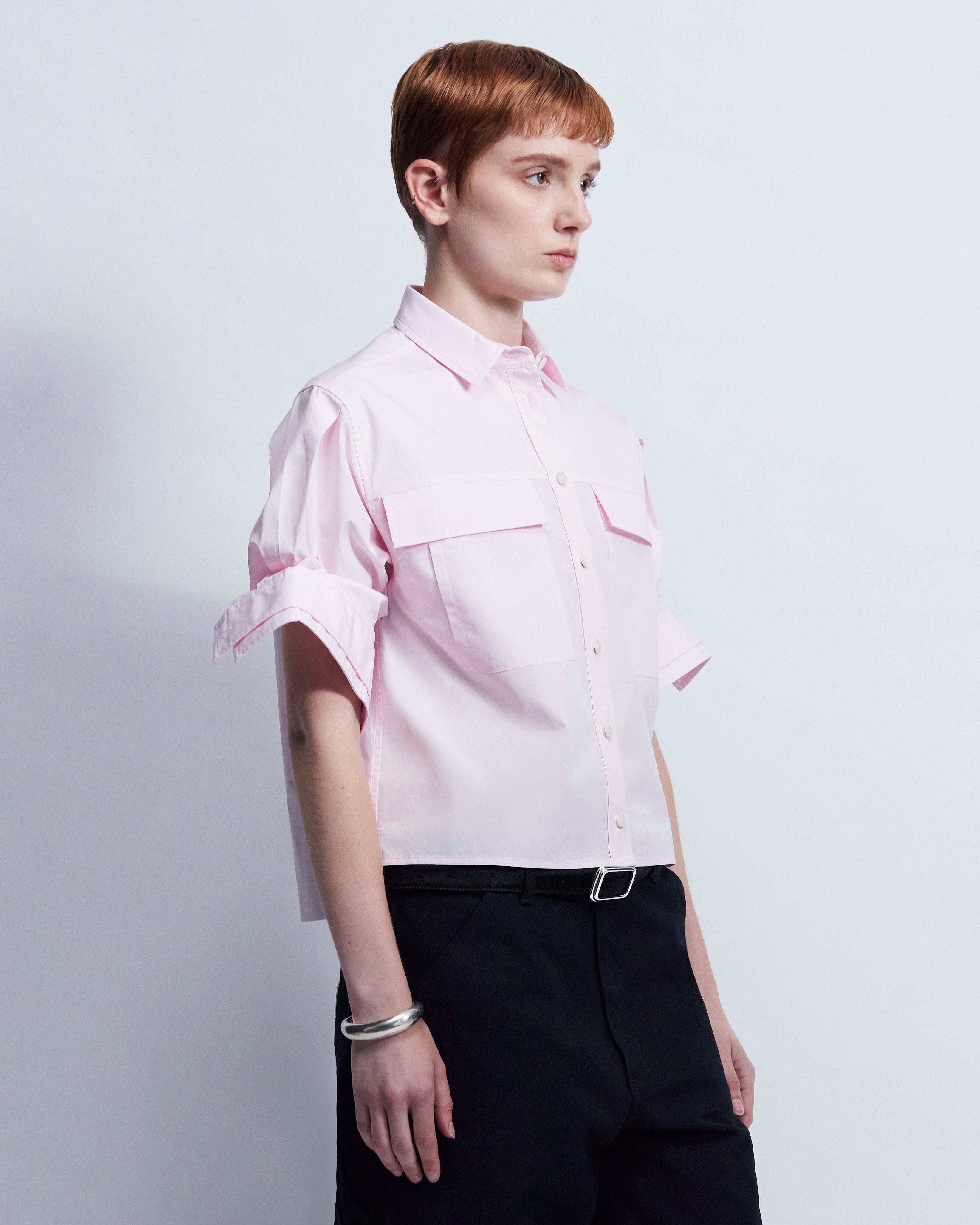 Fanny - Cotton Poplin in Pale Pink - view 2