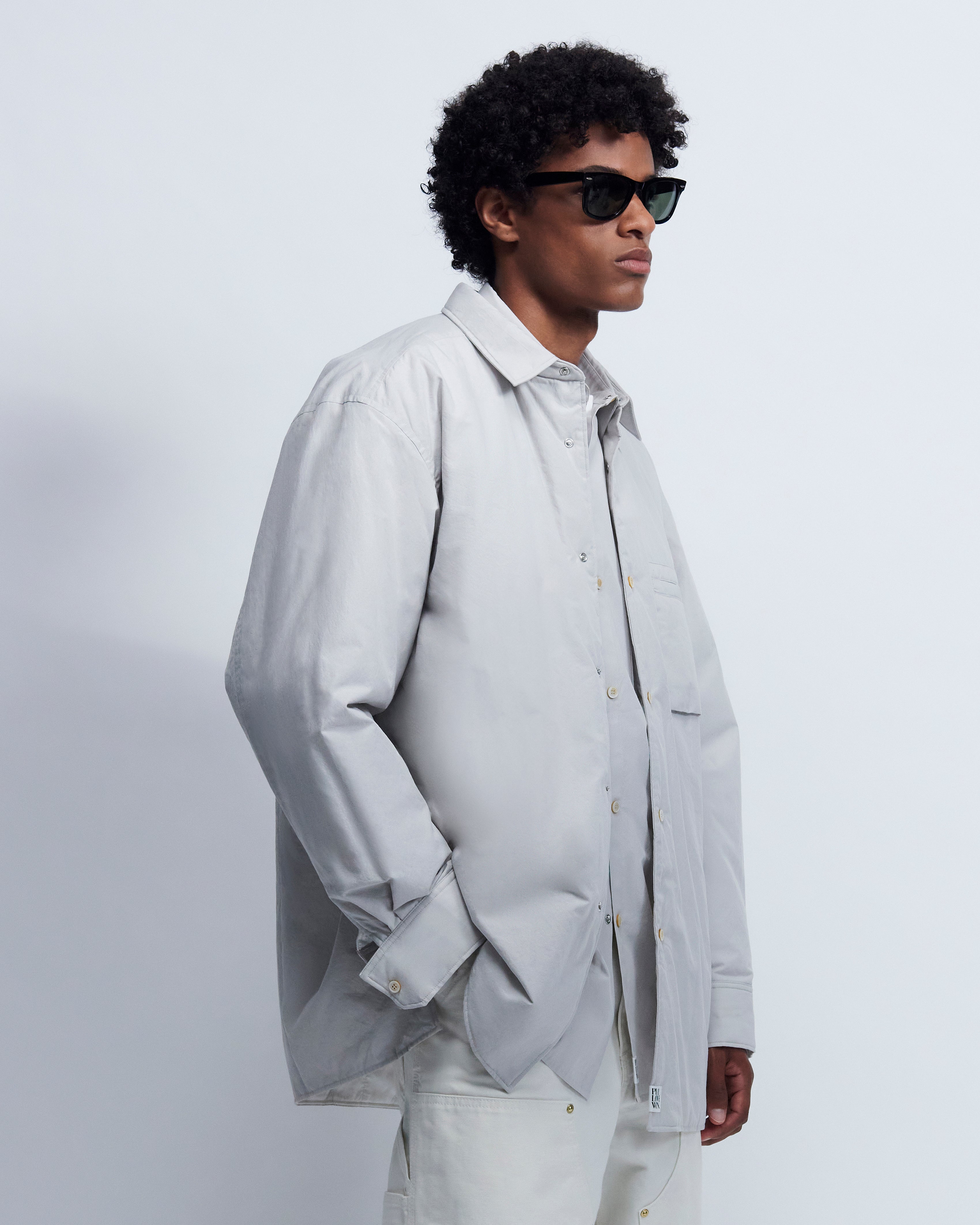 Johnson - Breeze Technical Poplin in Fog Grey - view 2