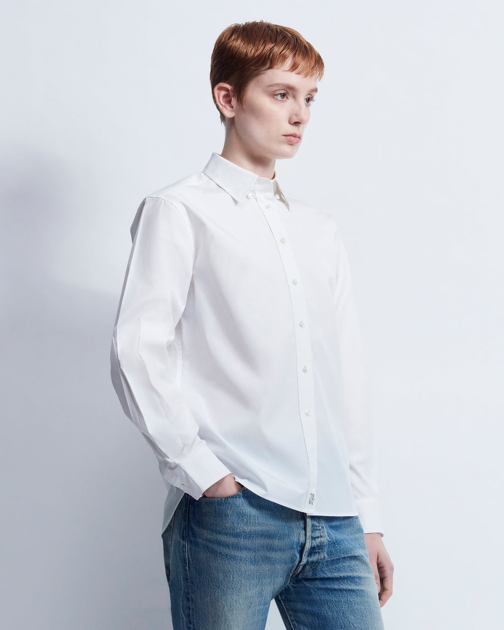 Lillian - Cotton Poplin in Optic White - view 2