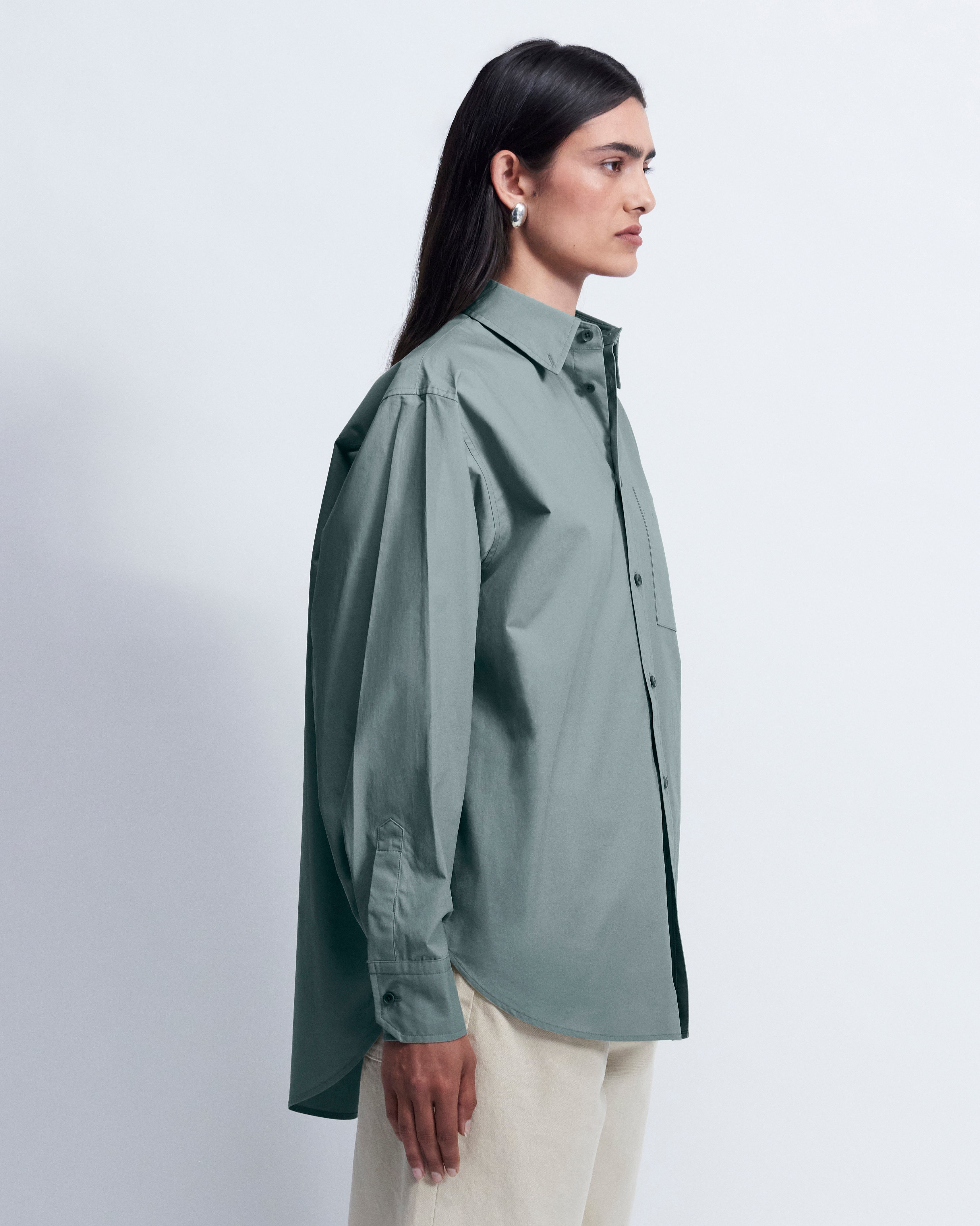 Ruba - Cotton Broadcloth in Sage Green - view 2