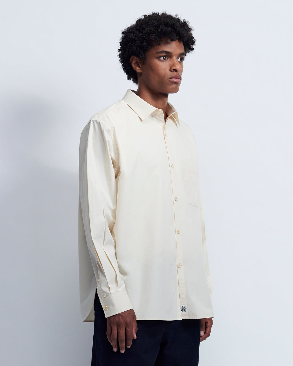 Walter - Cotton Broadcloth in Biscuit Yellow - view 2