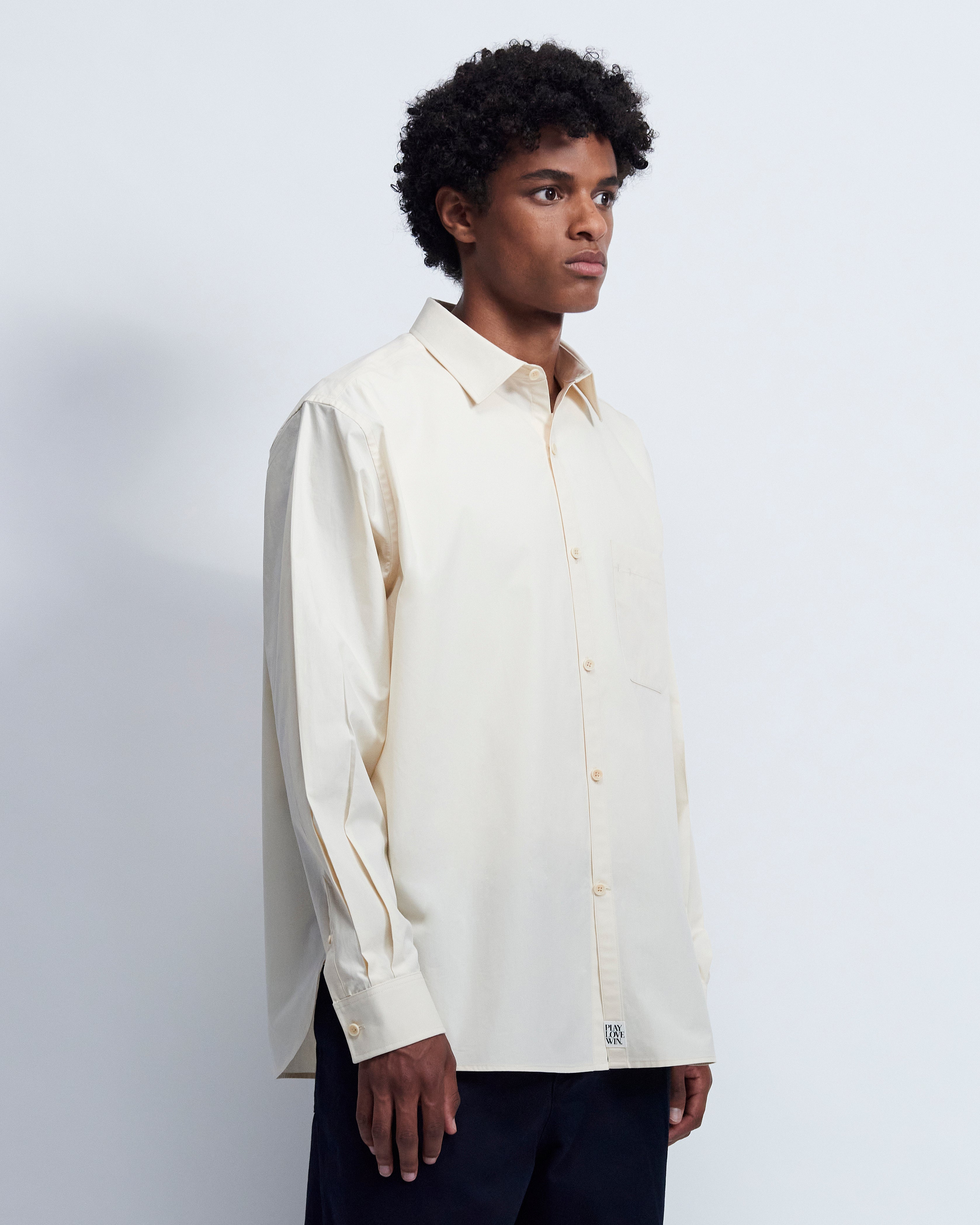 Walter - Cotton Broadcloth in Biscuit Yellow - view 2