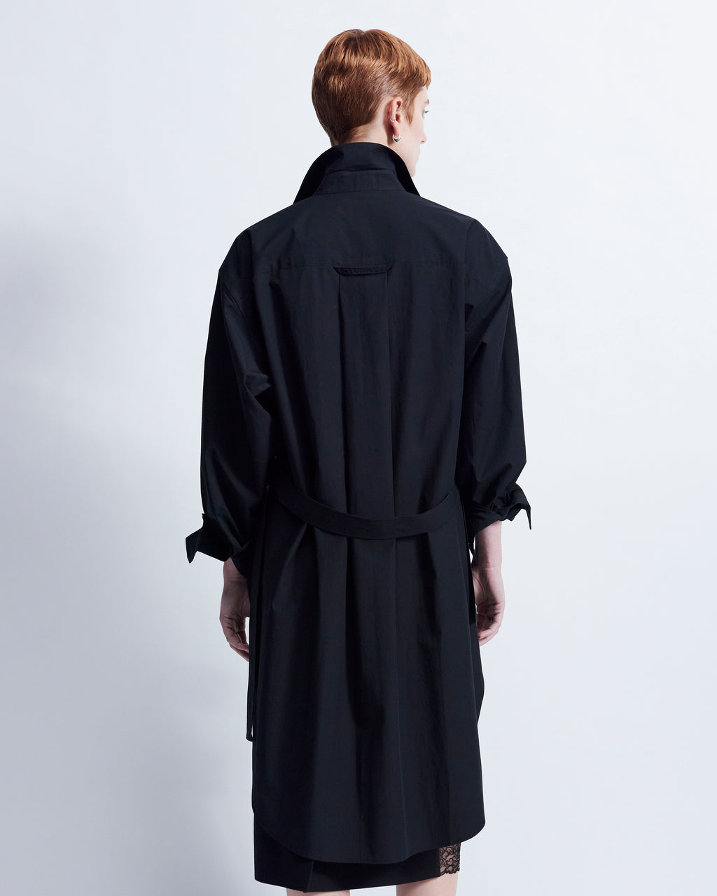 Alex - Cotton Broadcloth in Black - view 3