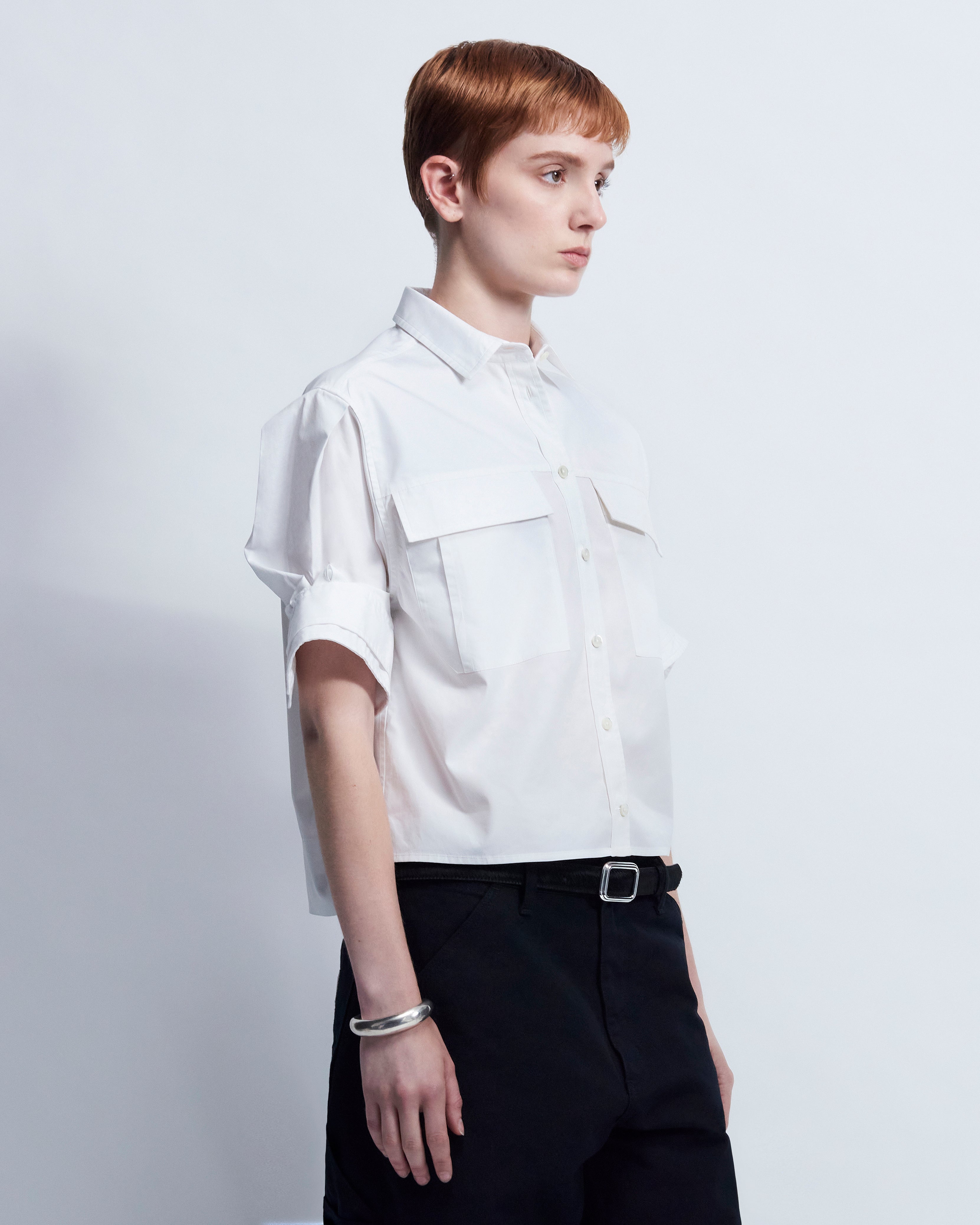 Fanny - Cotton Poplin in Optic White - view 3
