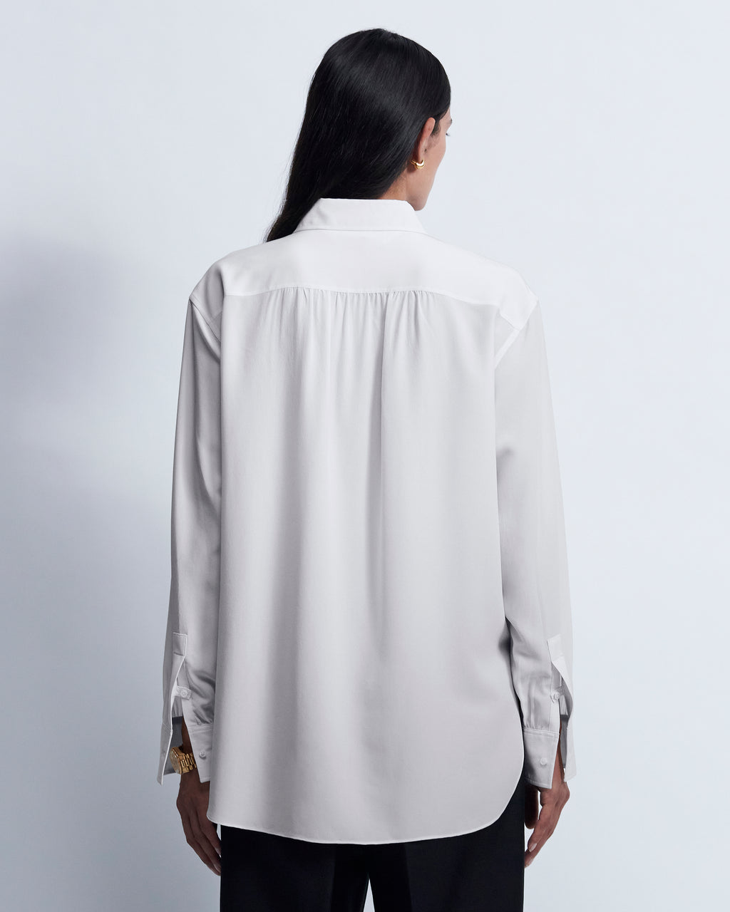 Justine - Silk Habotai in Ivory - view 3