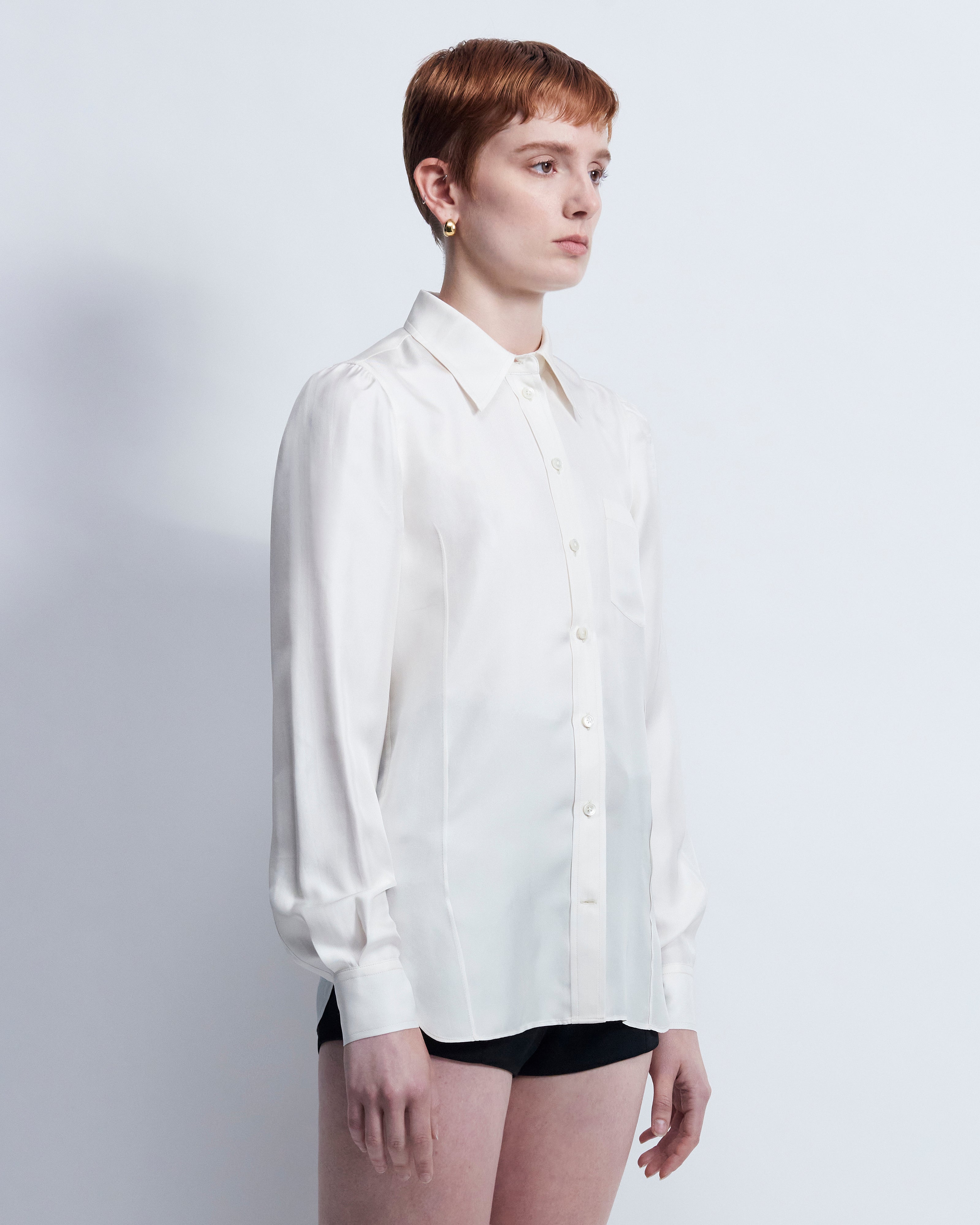 Laura - Silk Twill in Vanilla - view 3