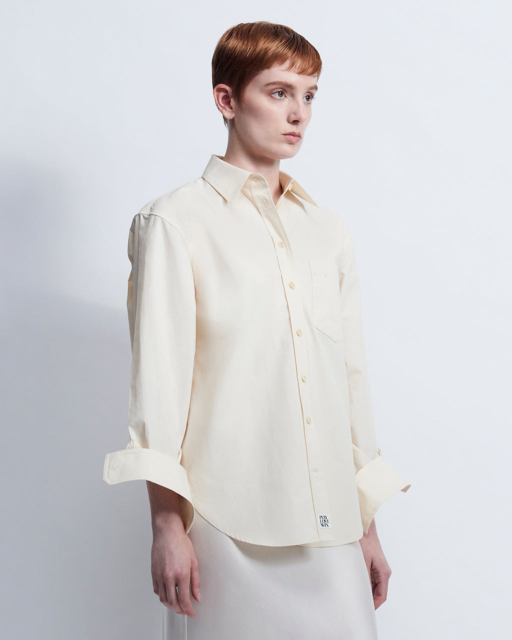Maria - Cotton Broadcloth in Biscuit Yellow - view 3