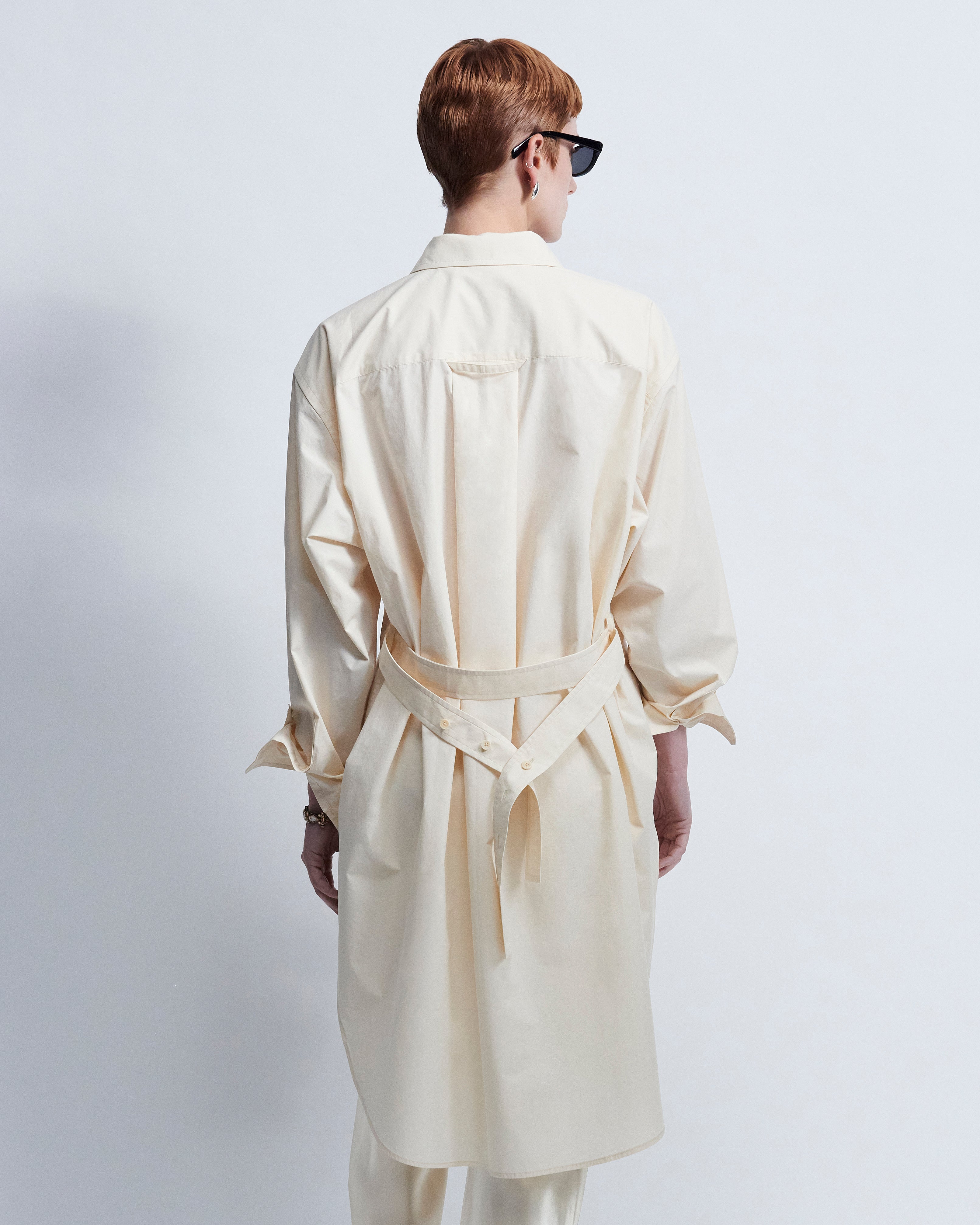 Alex - Cotton Broadcloth in Biscuit Yellow - view 4