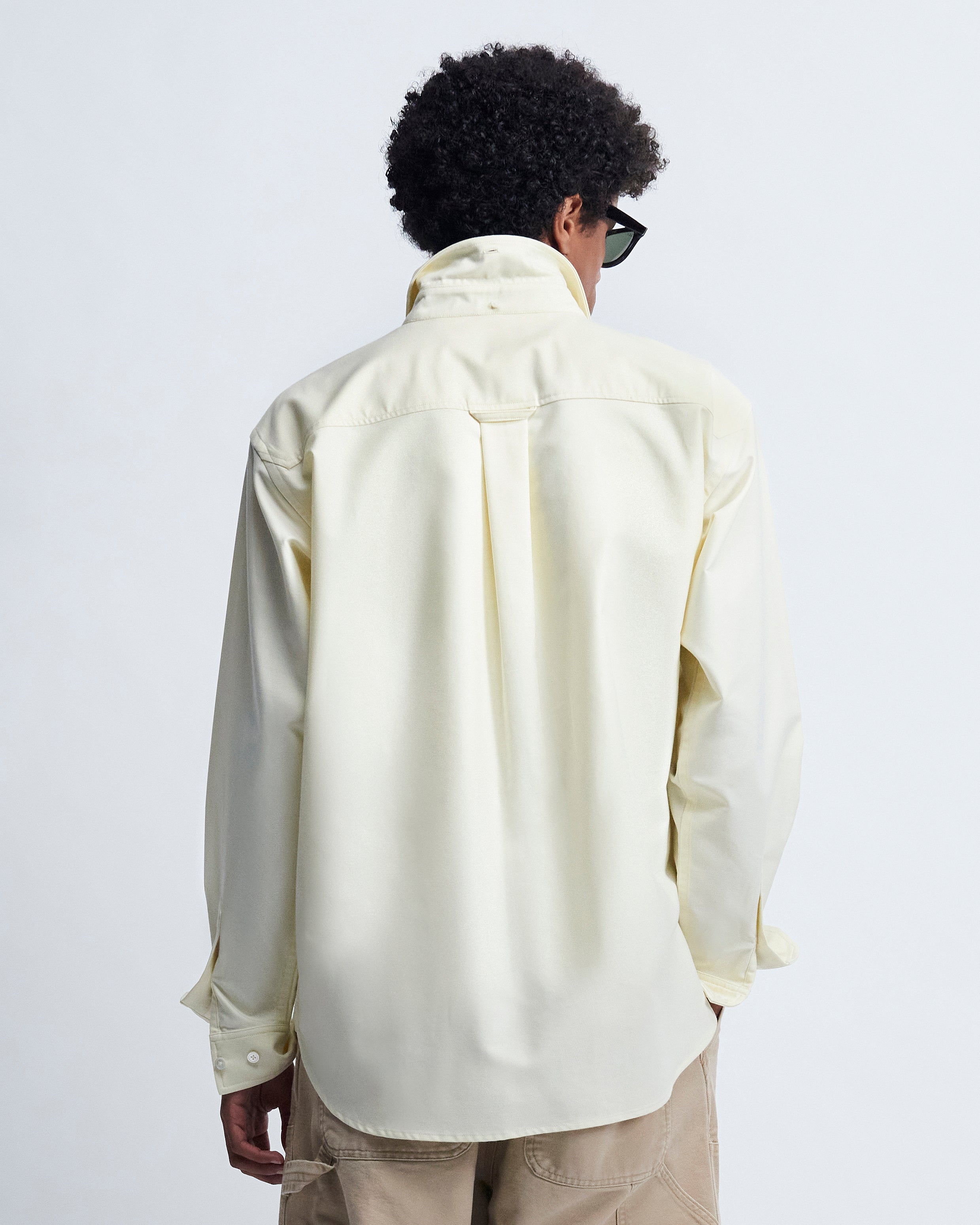 Billie - High Twist Oxford in Butter Yellow - view 4