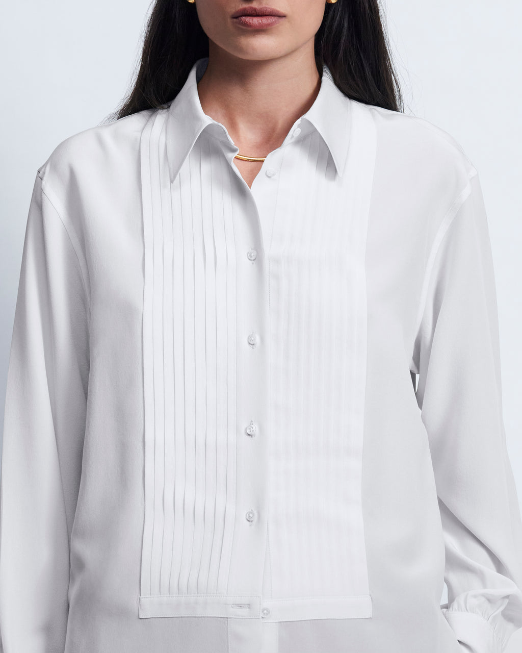Justine - Silk Habotai in Ivory - view 4