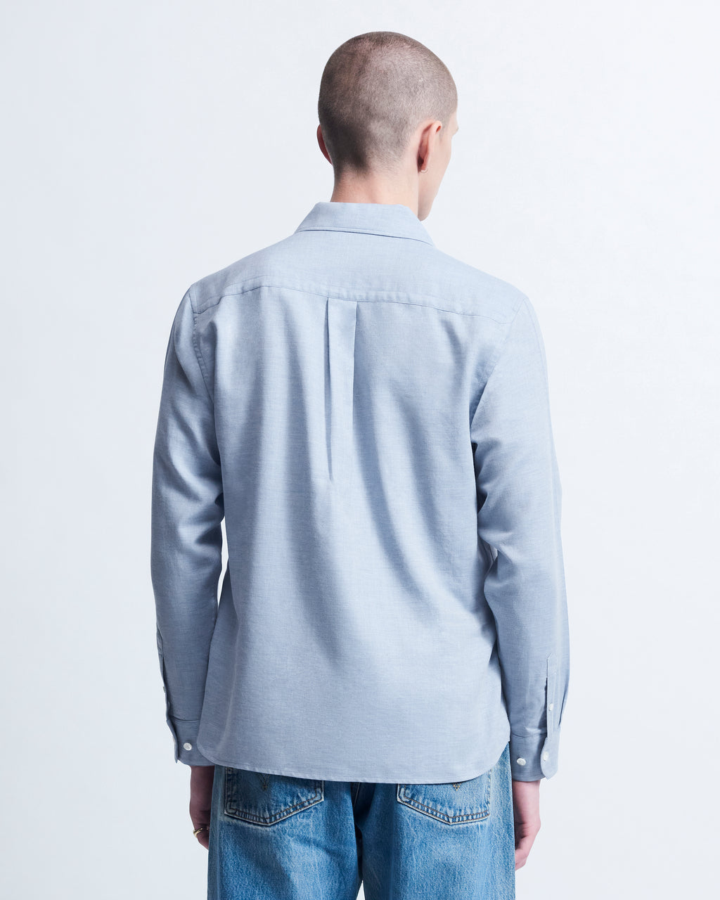Sam - Cotton Cashmere in Chambray Blue - view 4