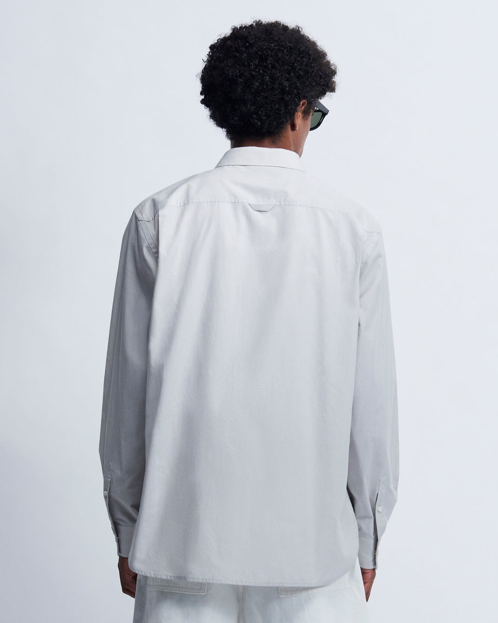 Walter - Breeze Technical Poplin in Fog Grey - view 4