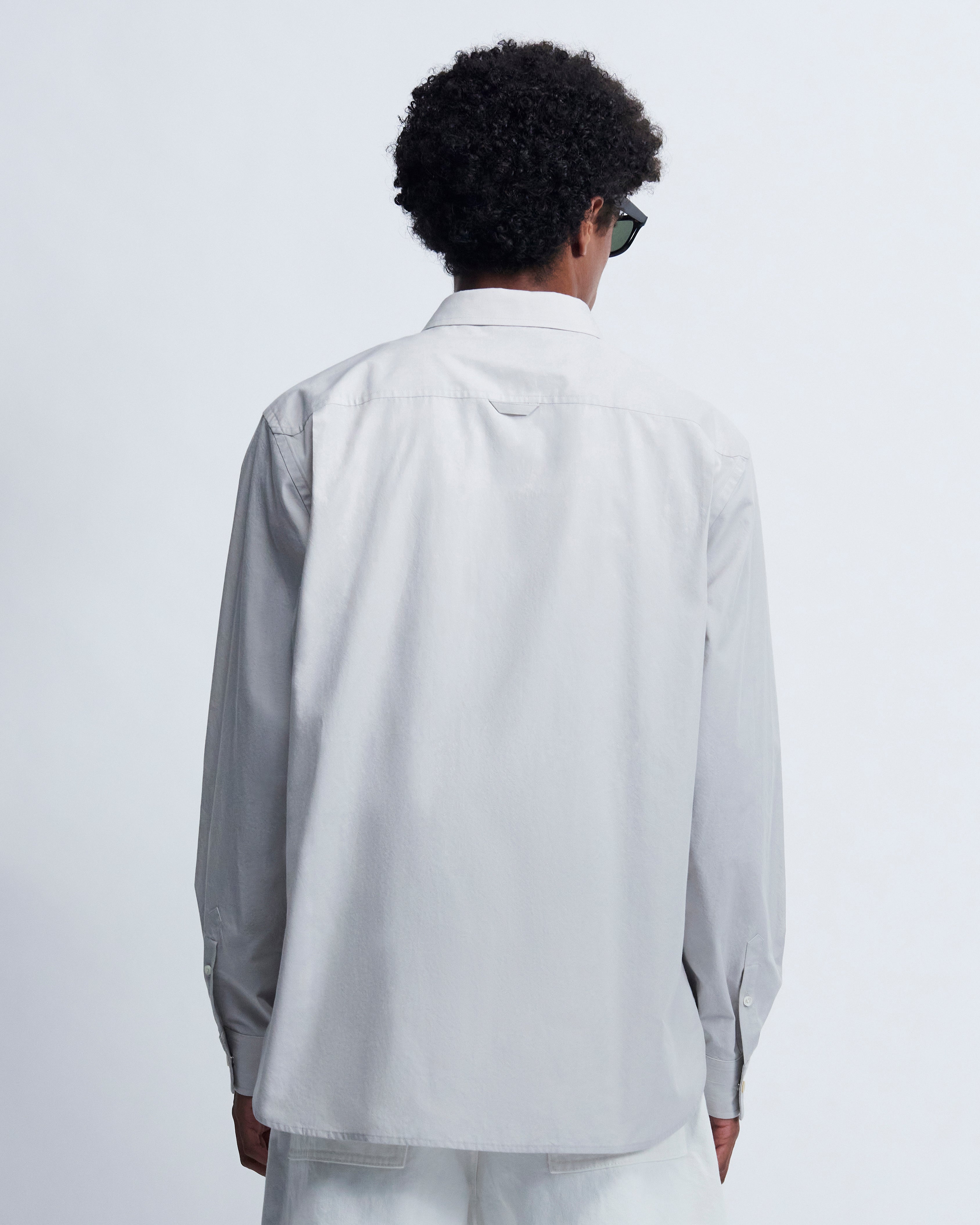 Walter - Breeze Technical Poplin in Fog Grey - view 4