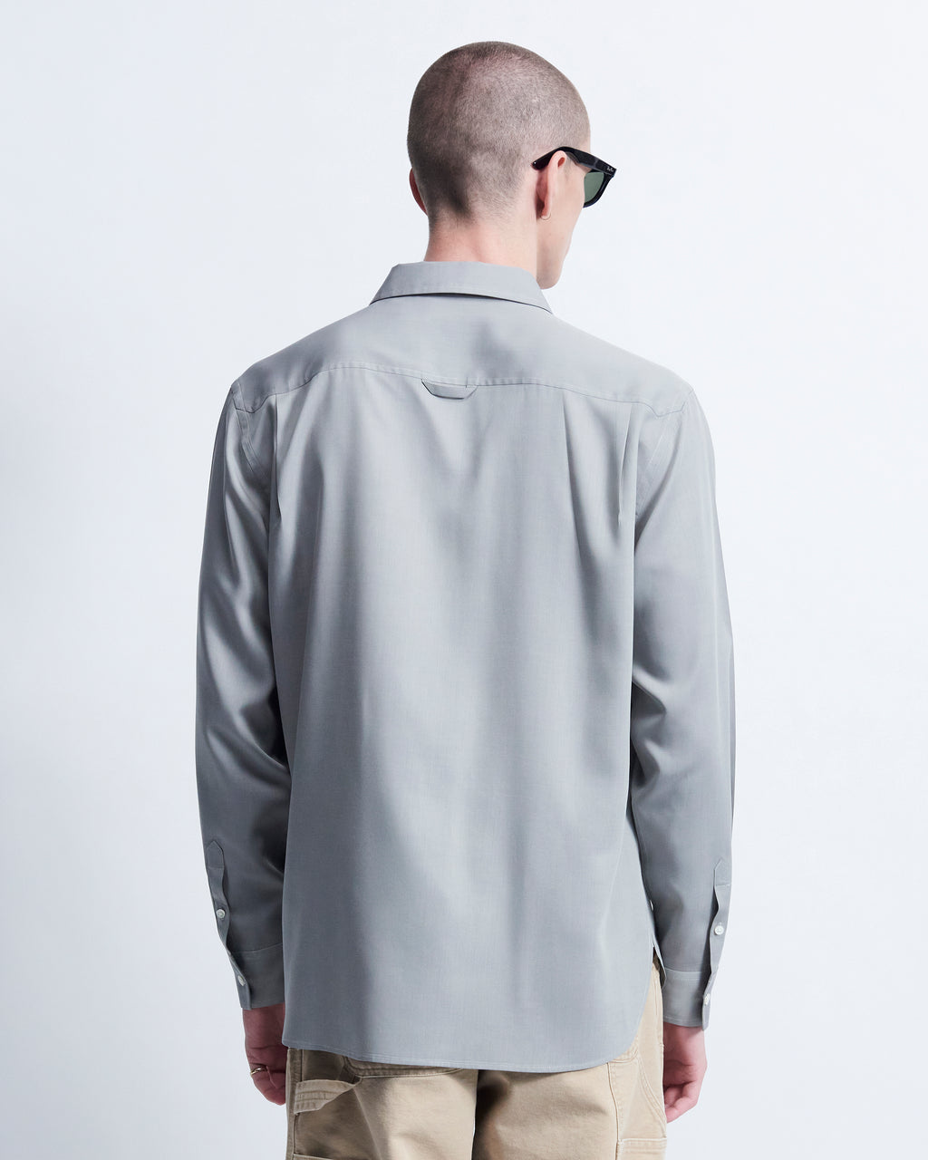 Walter - Tencel in Platinum Grey - view 4