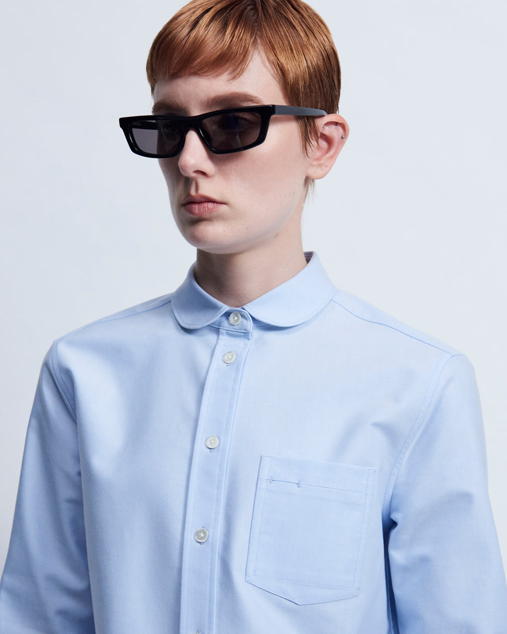 Binx - High Twist Oxford in Light Blue - view 5