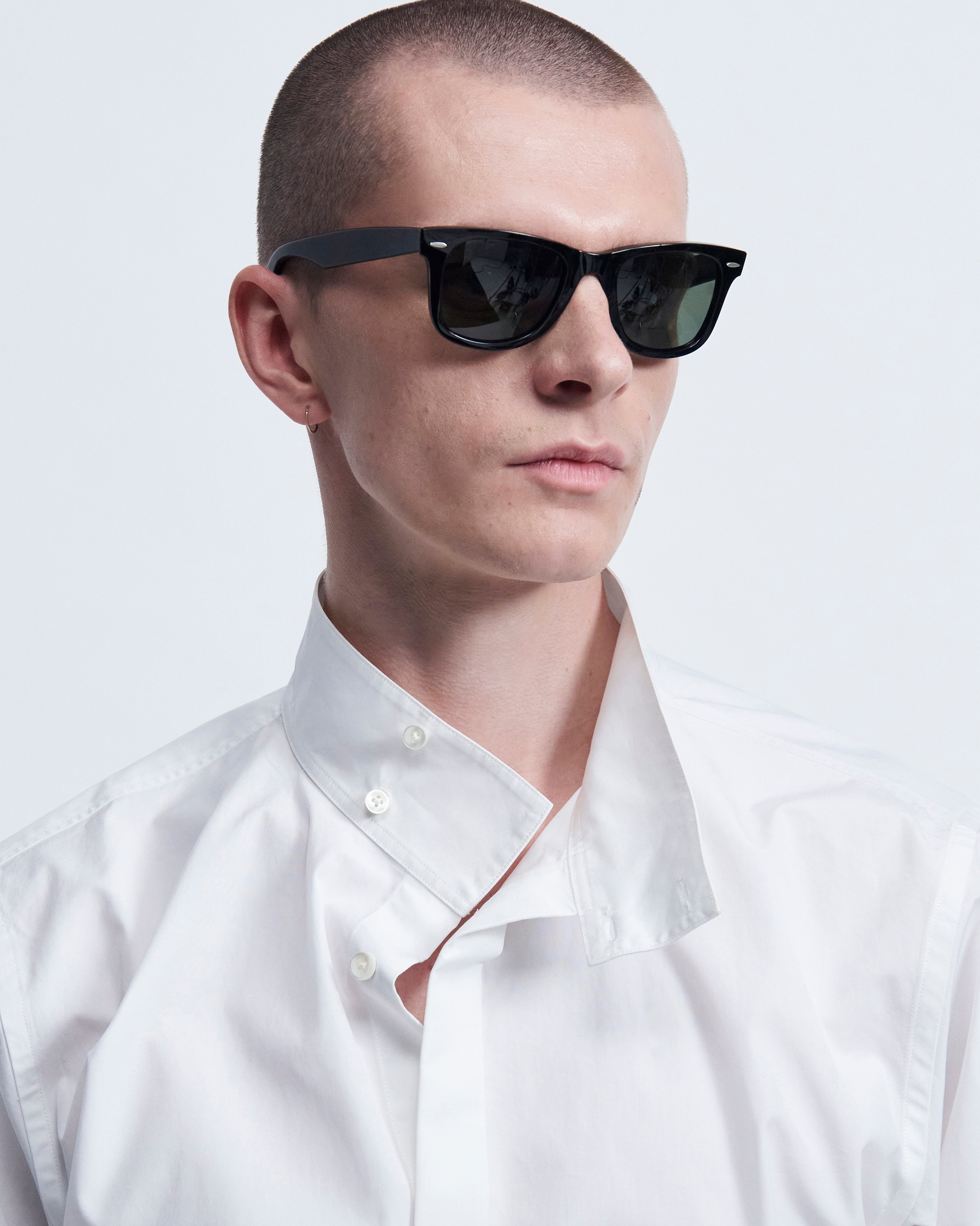Harrington - Cotton Poplin in Optic White - view 5