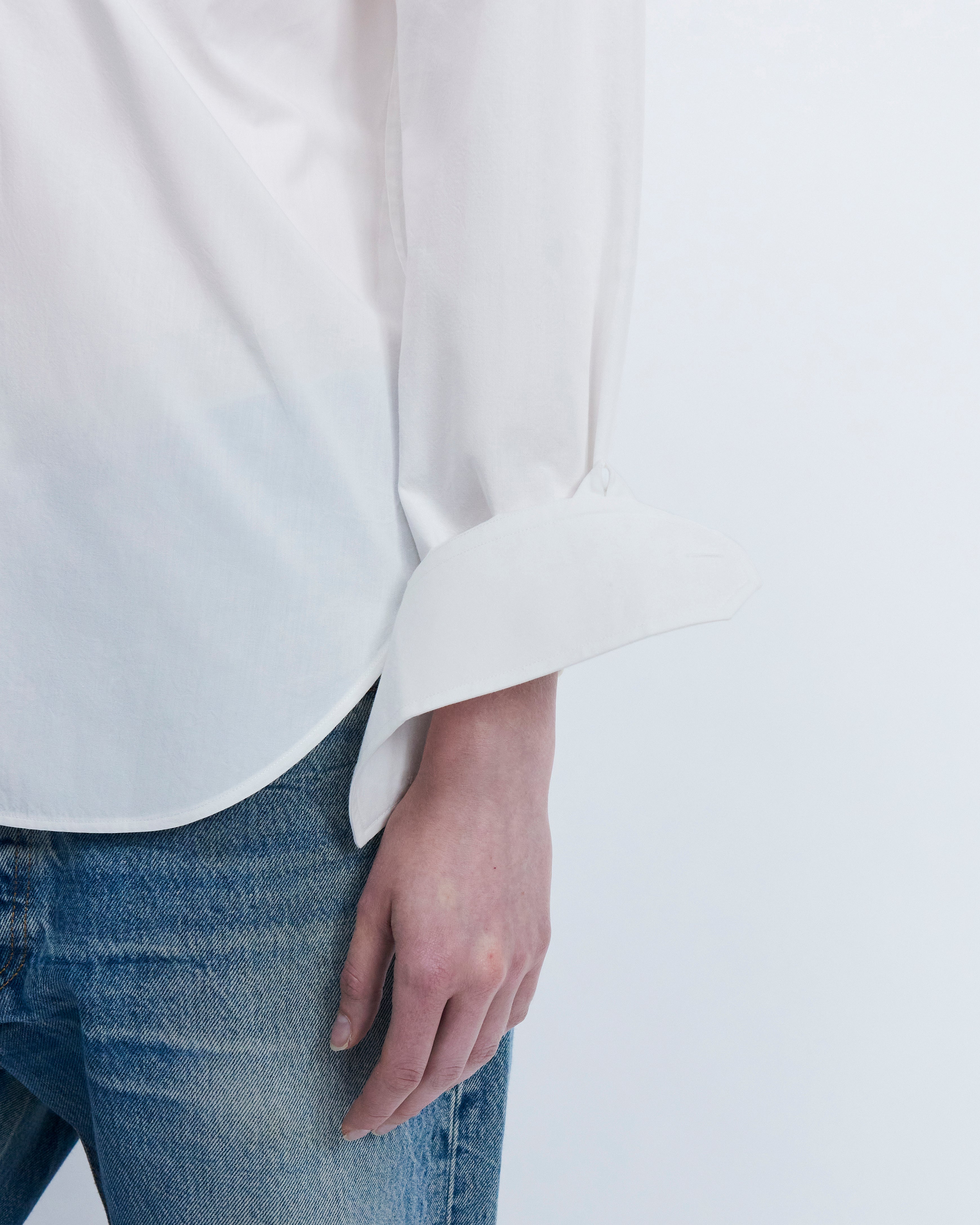Maria - Breeze Technical Poplin in Porcelain White - view 6