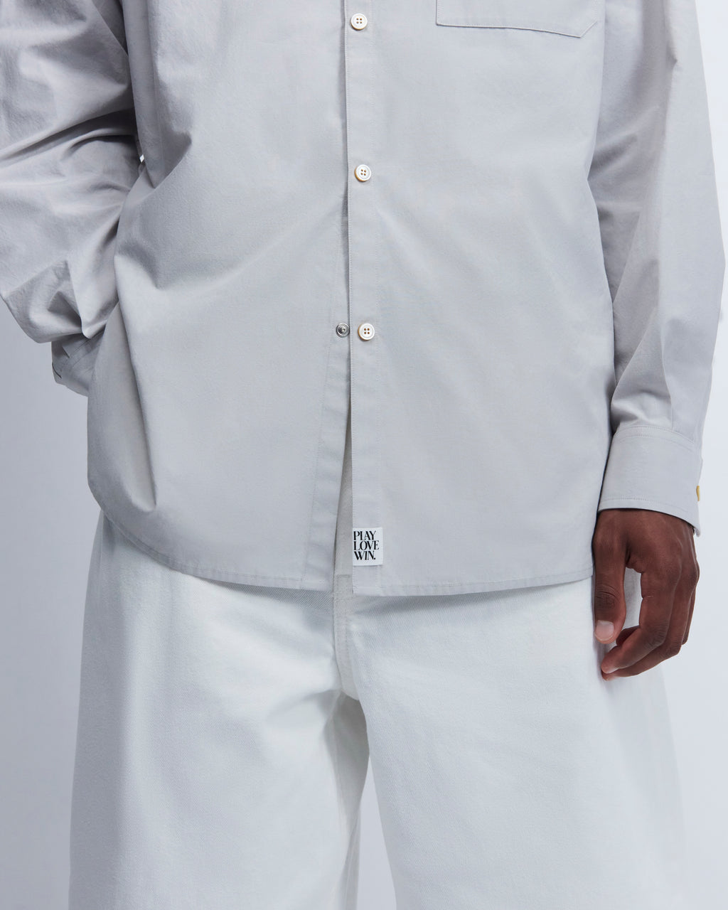 Walter - Breeze Technical Poplin in Fog Grey - view 6