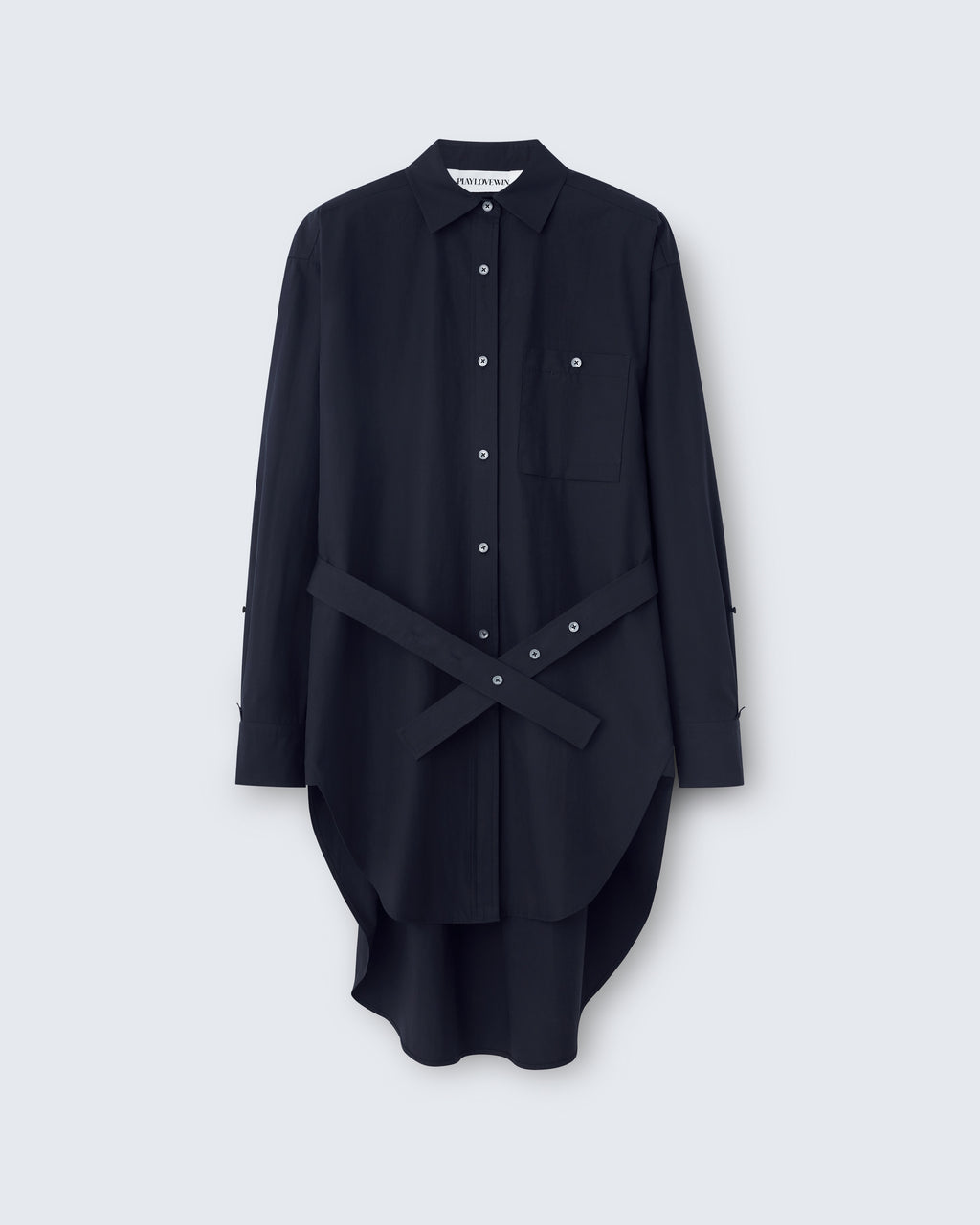 Alex - Breeze Technical Poplin in Black - flat shot