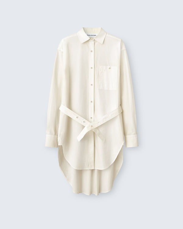 Alex - Cotton Broadcloth in Biscuit Yellow - flat shot