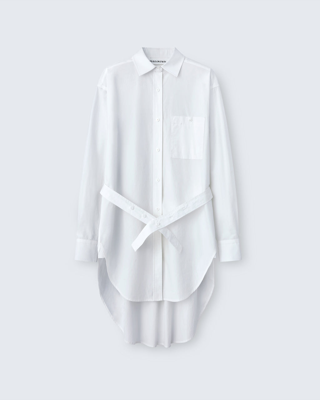 Alex - Cotton Broadcloth in Eggshell White - flat shot