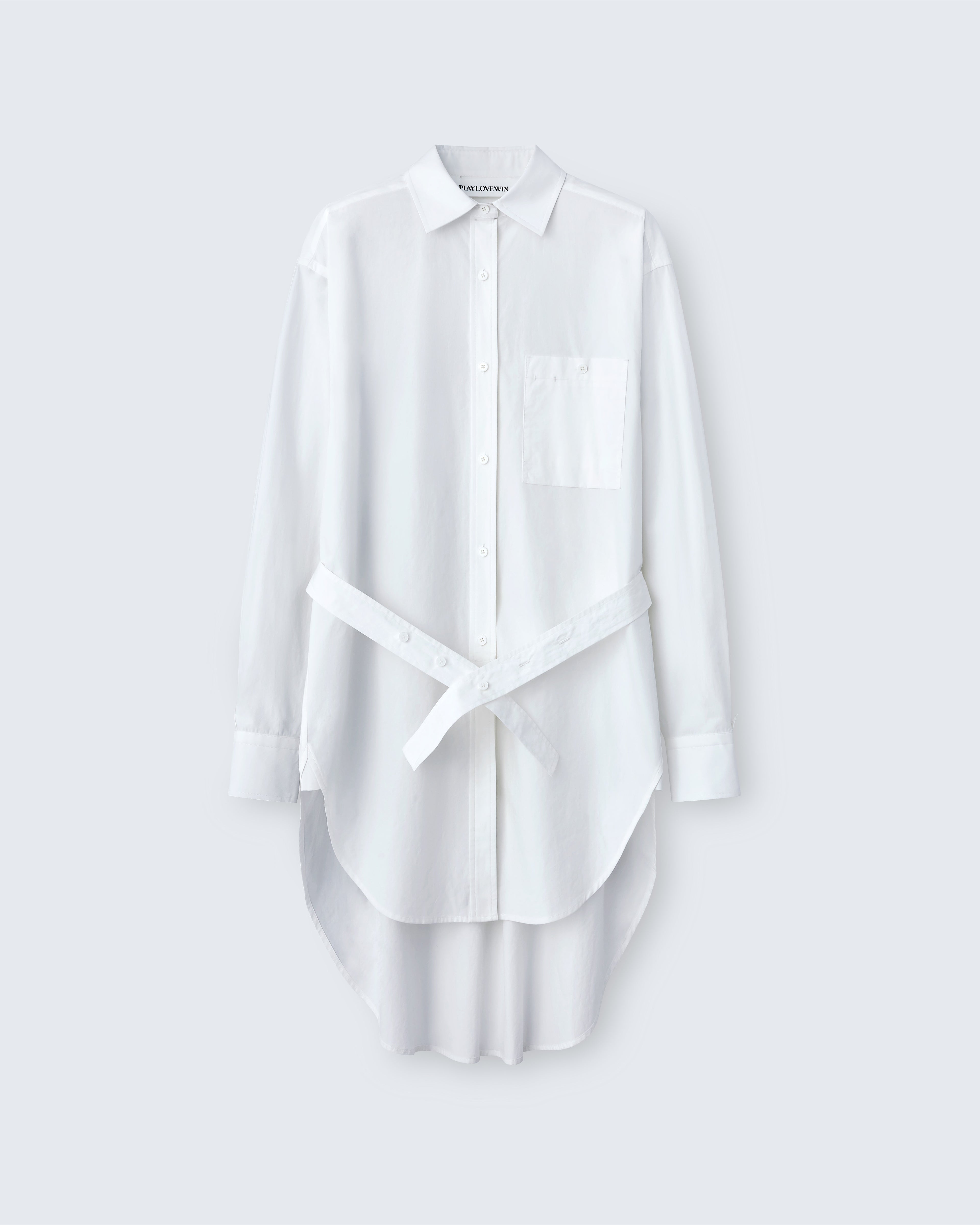 Alex - Cotton Broadcloth in Eggshell White - flat shot
