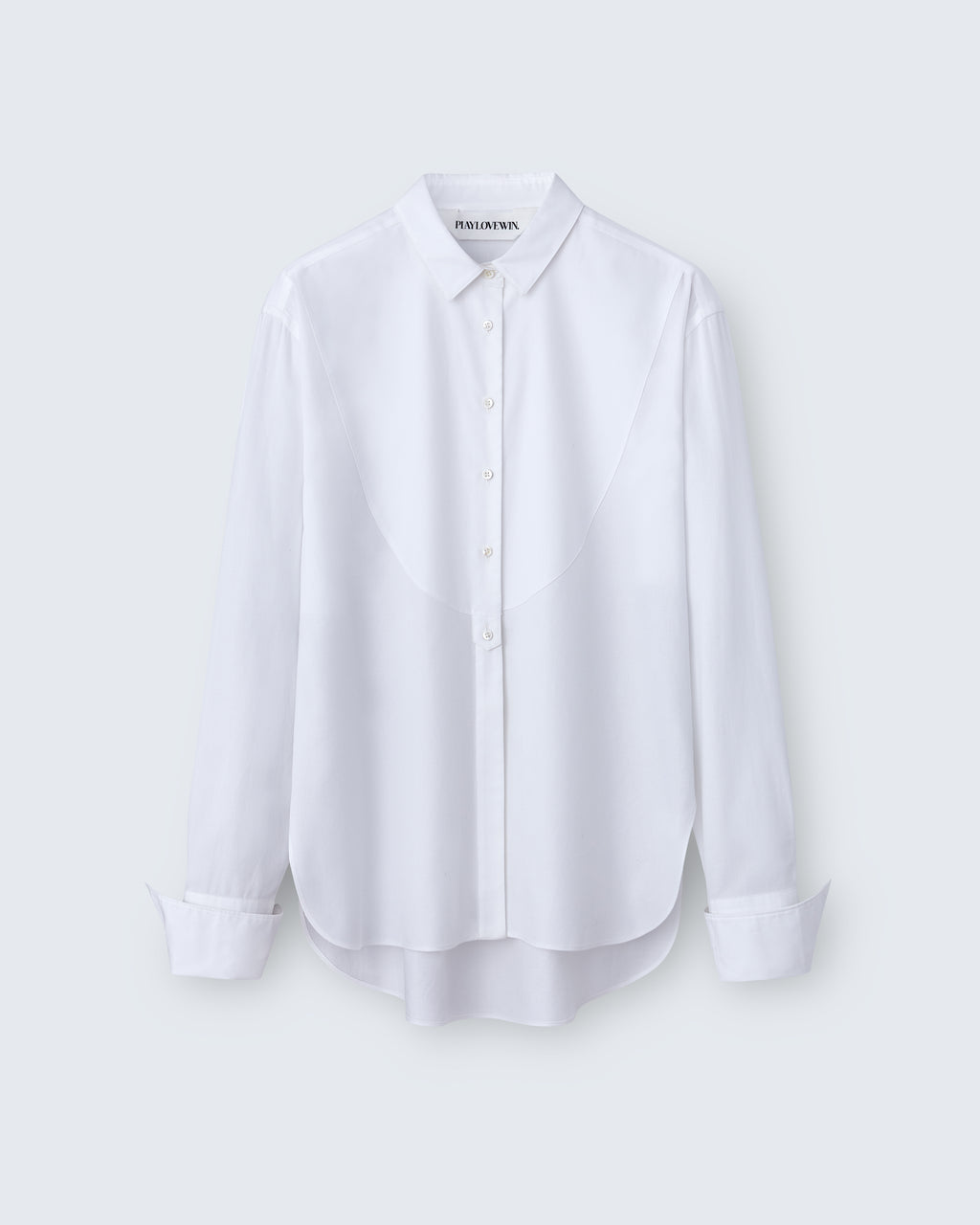Anna - Cotton Birdseye in Optic White - flat shot
