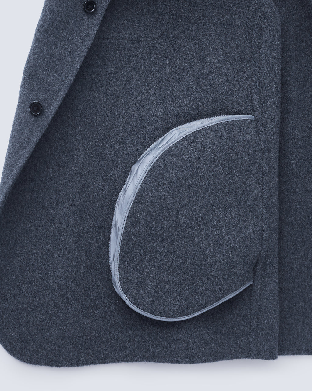 Jack - Double Face Cashmere Blend in Storm Grey - view 6