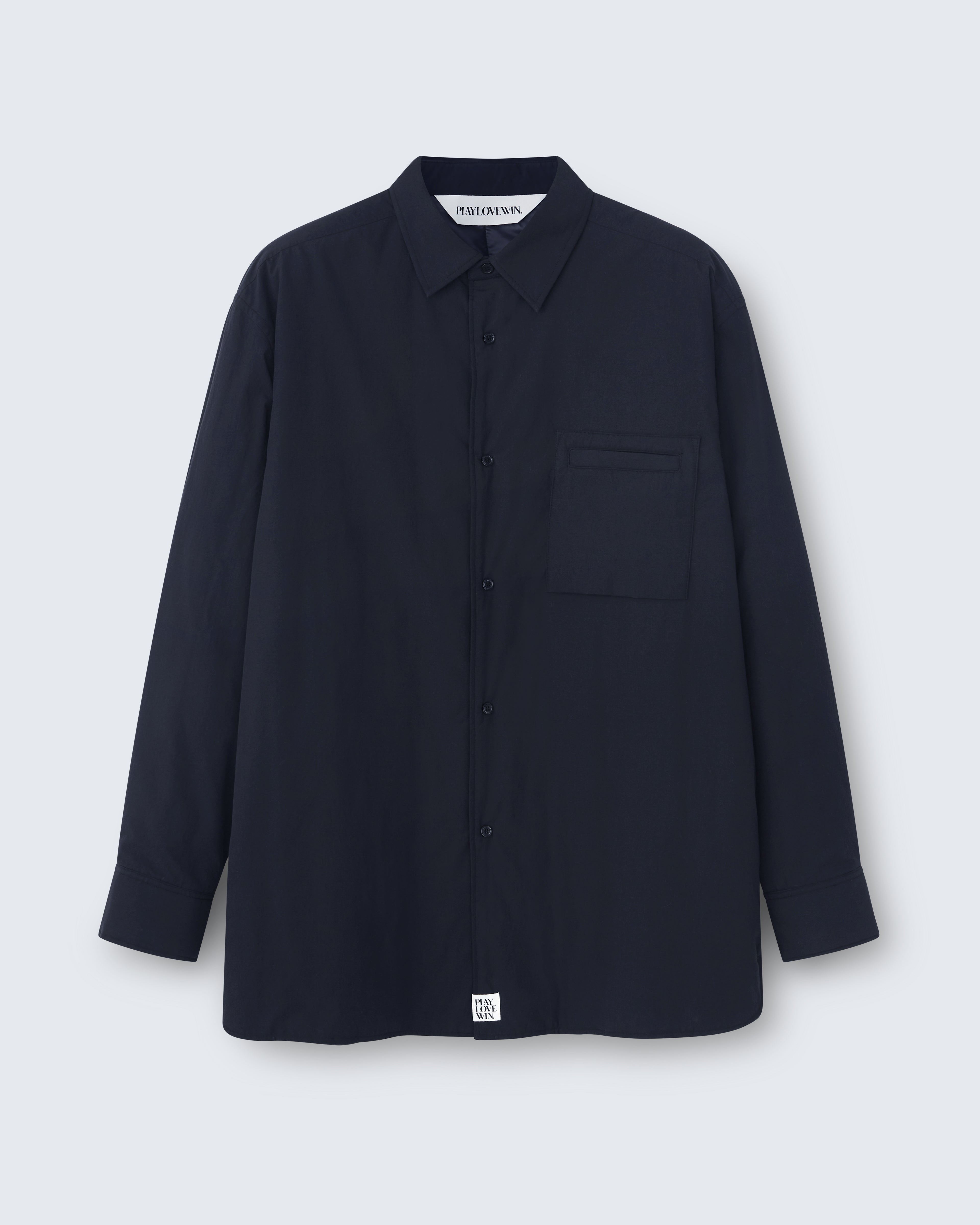 Johnson - Breeze Technical Poplin in Black - flat shot