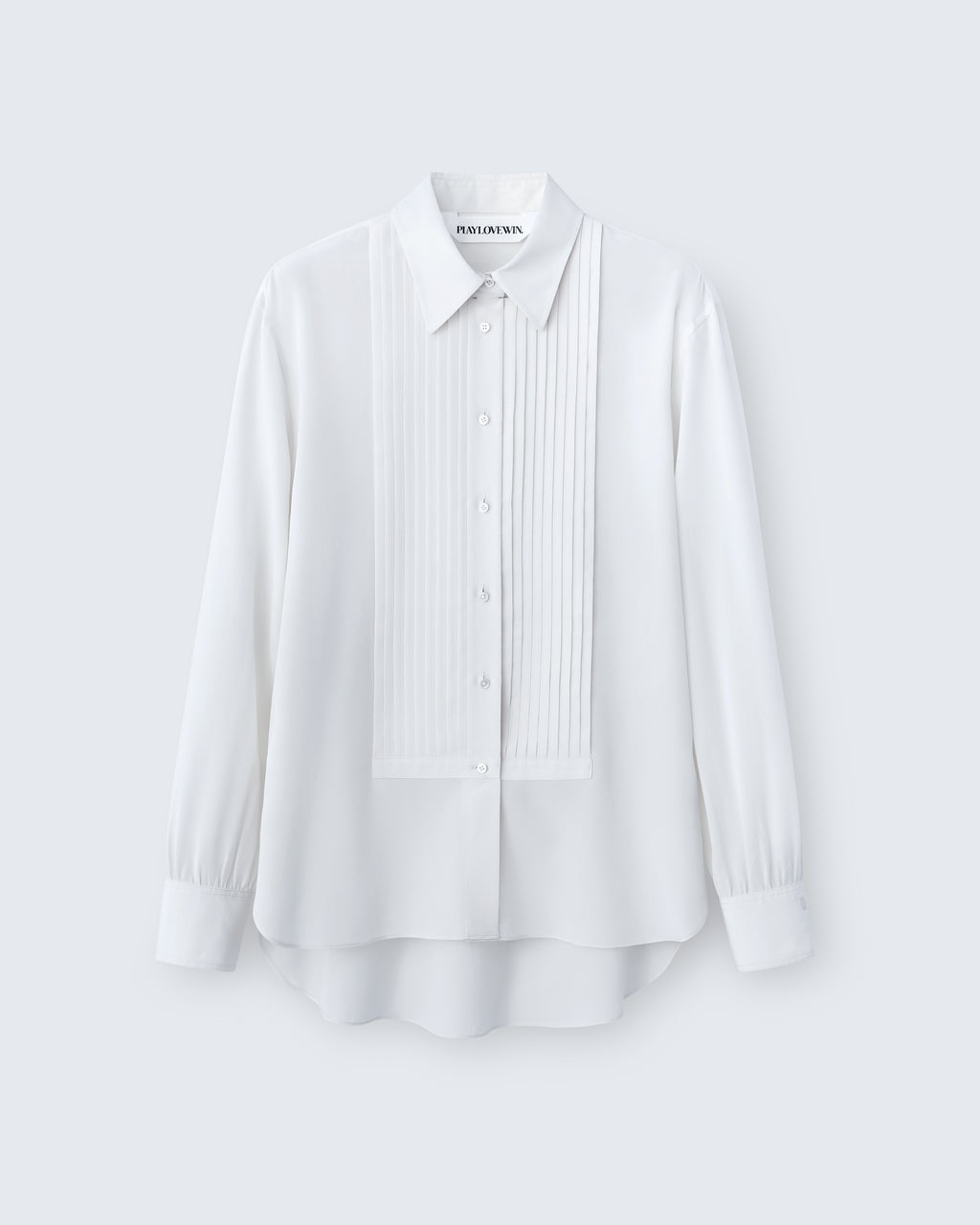 Justine - Silk Habotai in Ivory - flat shot