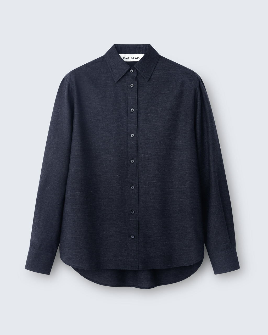 Lillian - Cotton Cashmere in Charcoal Grey - flat shot
