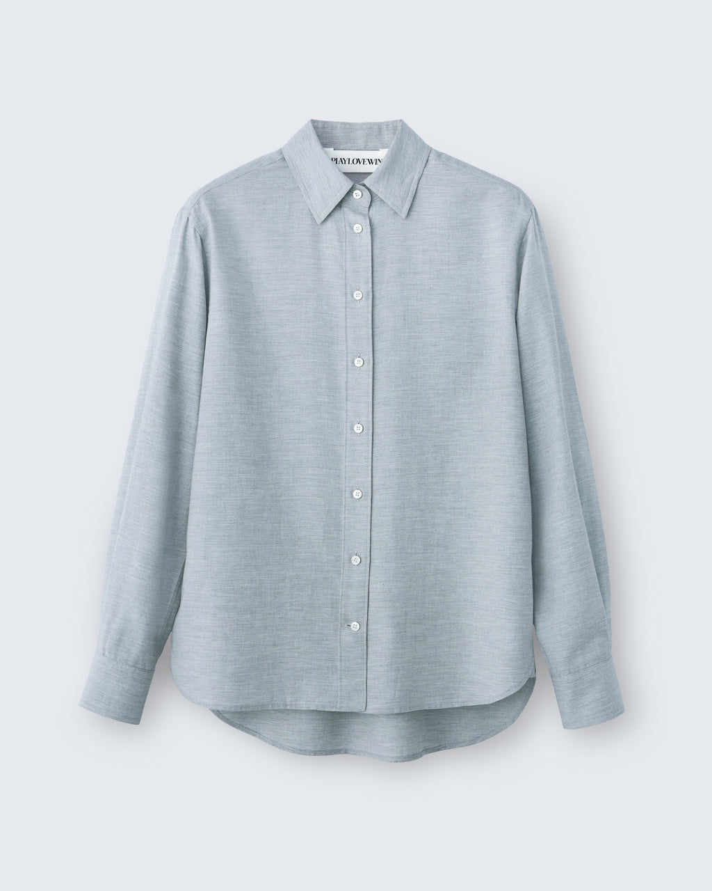 Lillian - Cotton Cashmere in Heather Grey - flat shot
