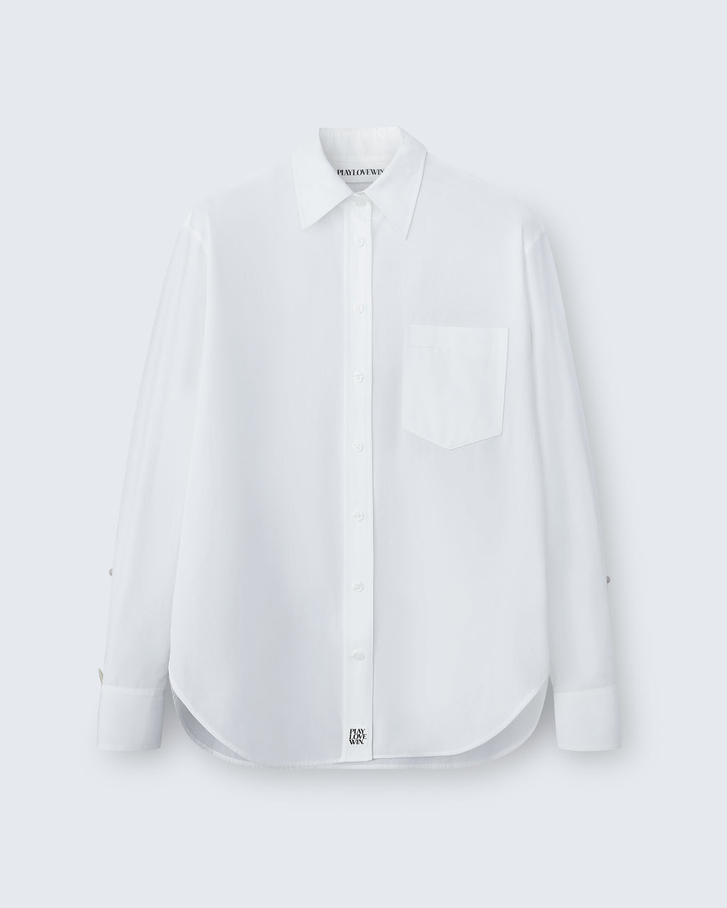 Maria - Breeze Technical Poplin in Porcelain White - flat shot