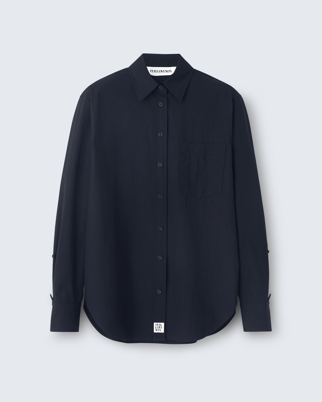 Maria - Cotton Broadcloth in Black - flat shot