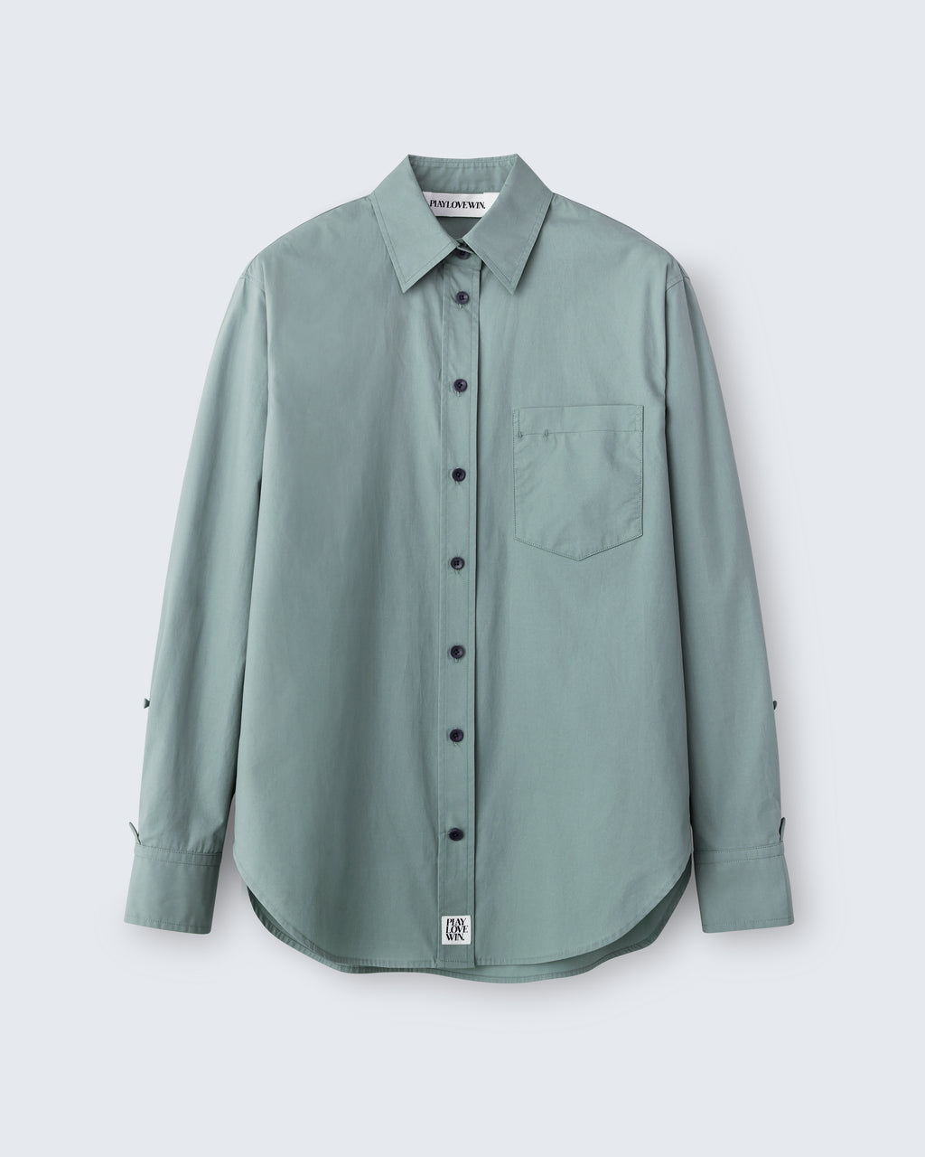 Maria - Cotton Broadcloth in Sage Green - flat shot