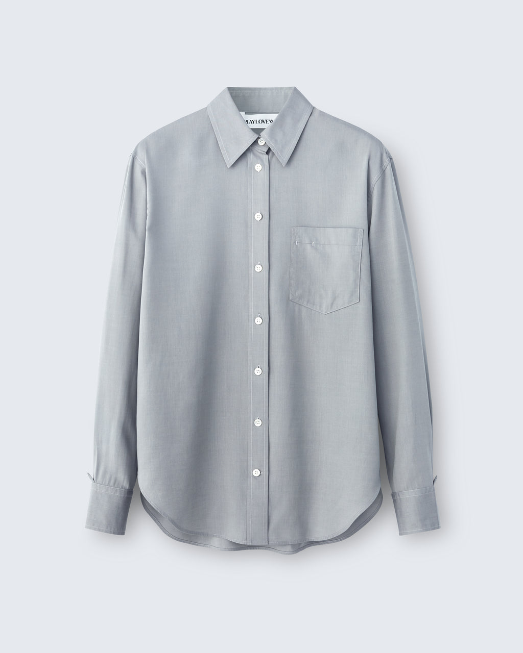 Maria - Tencel in Platinum Grey - flat shot