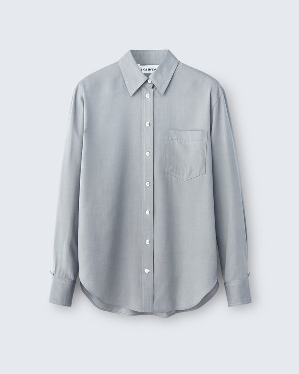Maria - Tencel in Platinum Grey - flat shot